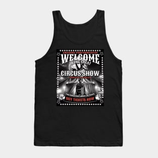 Horror Circus Poster Tank Top